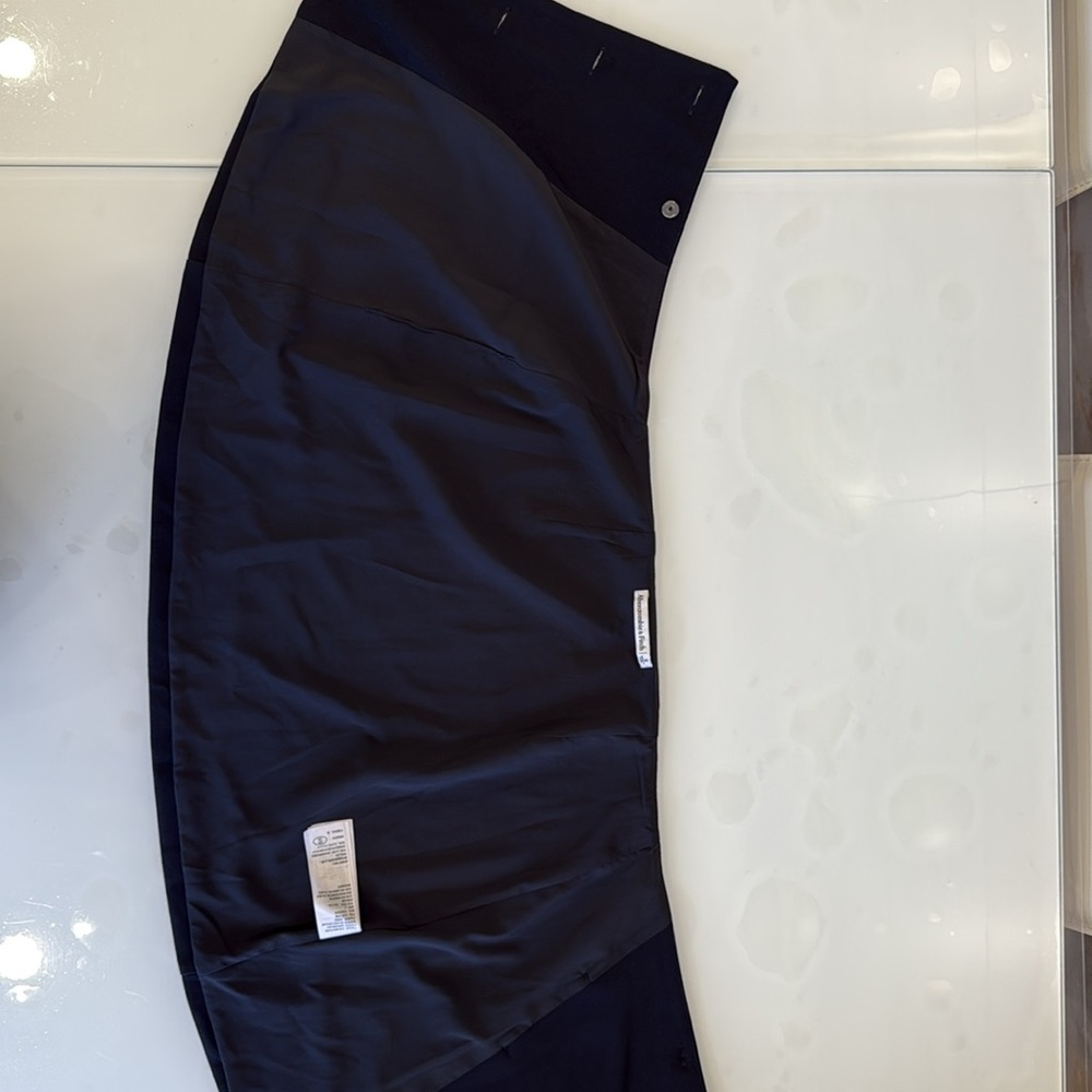 Abercrombie & Fitch Mini Skirt | Small | Very Dark Blue/Black - Picture 5 of 7